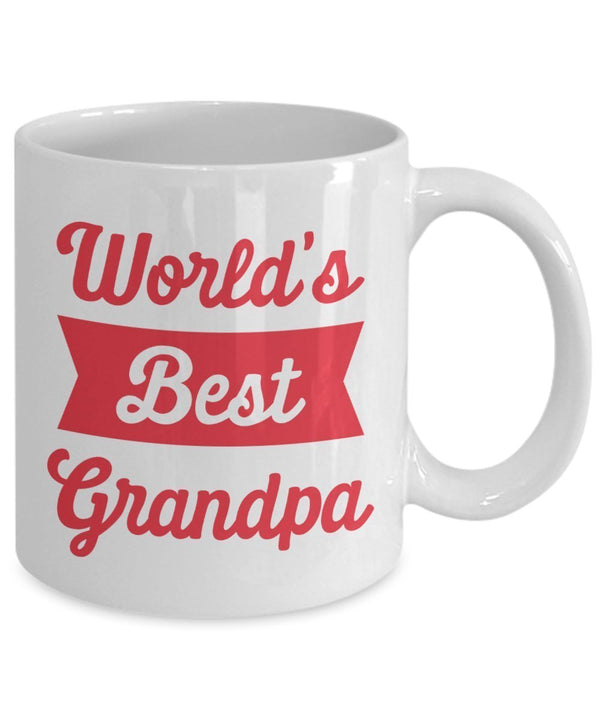 Spreadpassion World’s Best Grandpa Mug - Funny Tea Hot Cocoa Coffee Cup - Novelty Birthday Christmas Anniversary Gag Gifts Idea White Variant Sold Out Or Unavailable