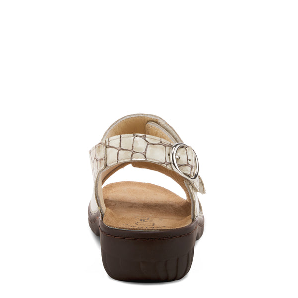 Spring Step FLEXUS AKSAMALA SLINGBACK SANDAL BEIGE PATENT