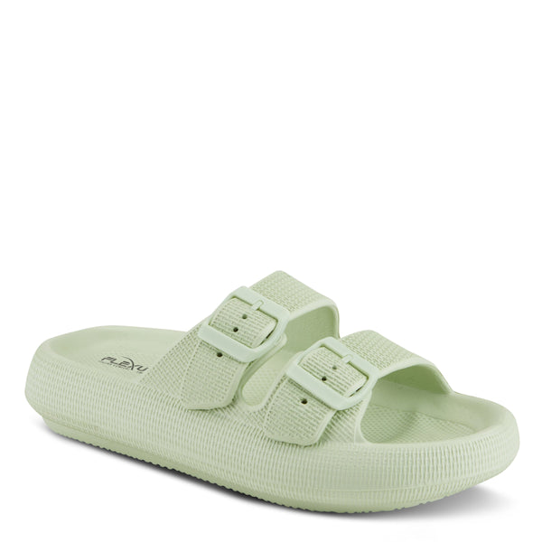 spring step FLEXUS BUBBLES WATERPROOF SANDALS LIGHT GREEN