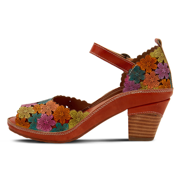 Spring Step L'ARTISTE AVNIA ANKLE STRAP SHOE CAMEL MULTI