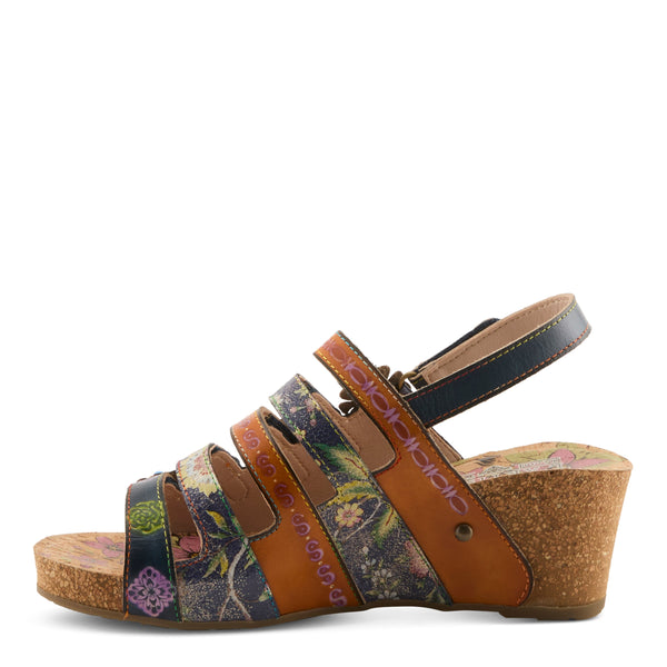 Spring Step L'ARTISTE BUCKLEITUP SANDALS BEIGE MULTI