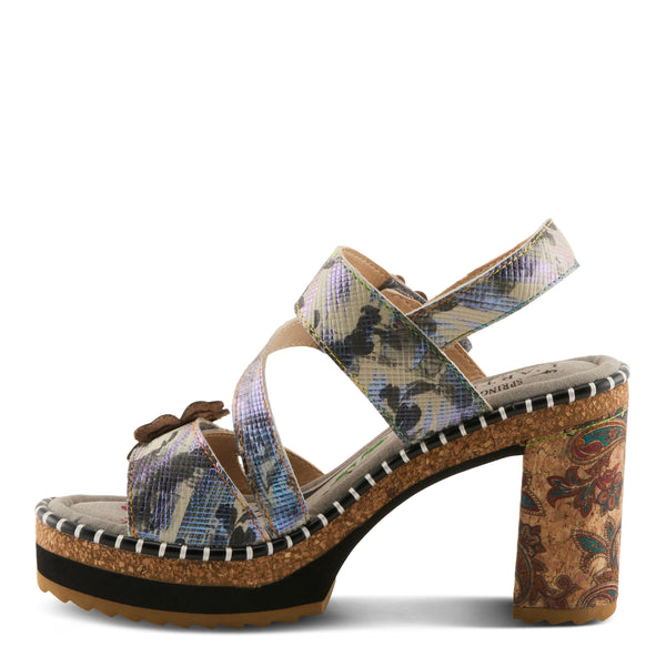 Spring Step L'ARTISTE ESCAPARTIST SANDAL BLUE MULTI