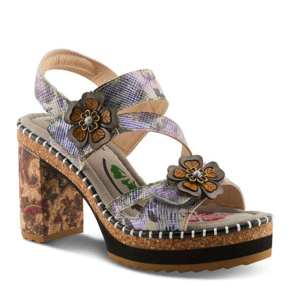 spring step L'ARTISTE ESCAPARTIST SANDAL BLUE MULTI