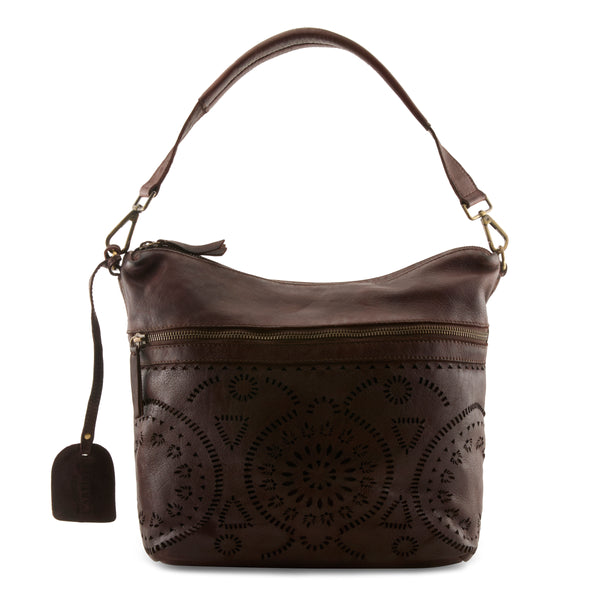 spring step L'ARTISTE HB-CHARTRES HANDBAG CHOCOLATE BROWN