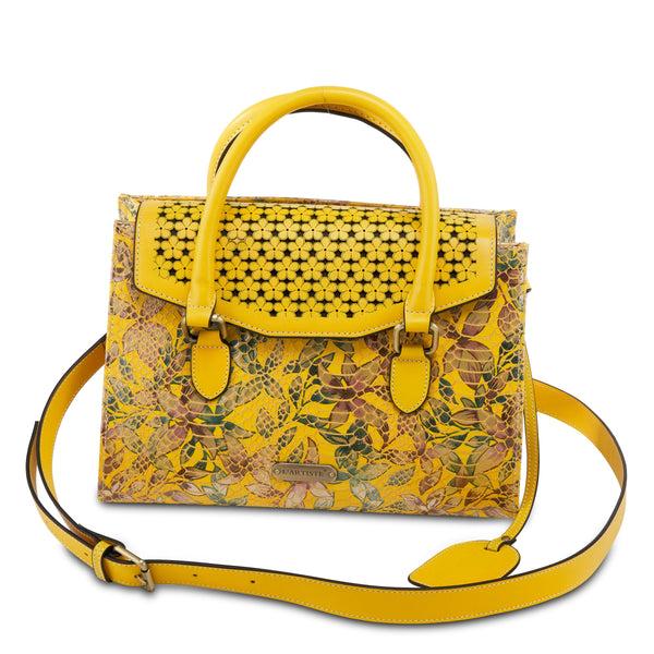 spring step L'ARTISTE HB-GALEXIA-CSMC HANDBAG YELLOW MULTI