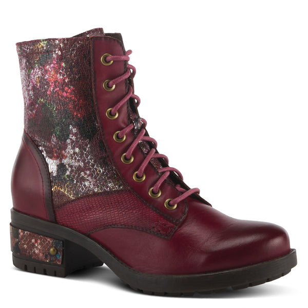 spring step L'ARTISTE MARTY-MET BOOTS BORDEAUX MULTI