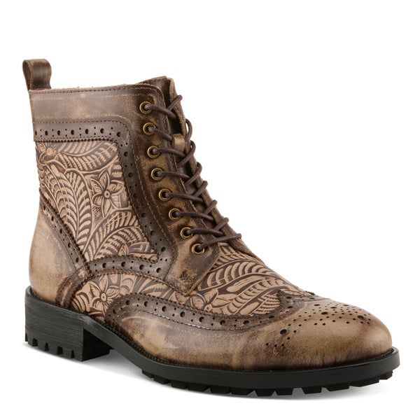 spring step L'ARTISTE MEN DIGGINIT BOOTS BLACK MULTI