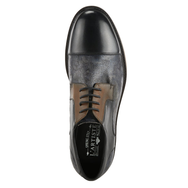Spring Step L'ARTISTE MEN LERON OXFORD SHOE BLACK MULTI