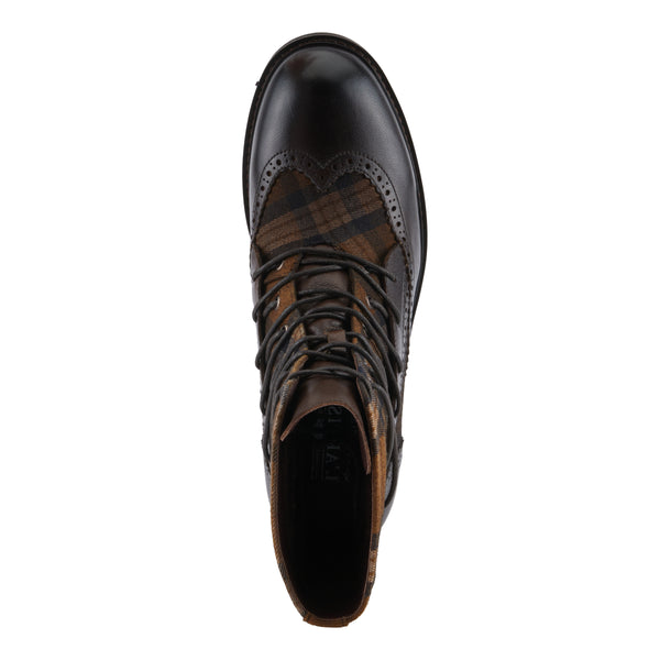 Spring Step L'ARTISTE MEN MYLES BOOTS CHOCOLATE MULTI