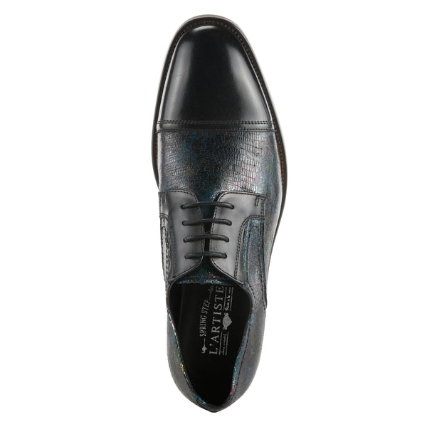 Spring Step L'ARTISTE MEN YODERS OXFORD SHOE BLACK MULTI