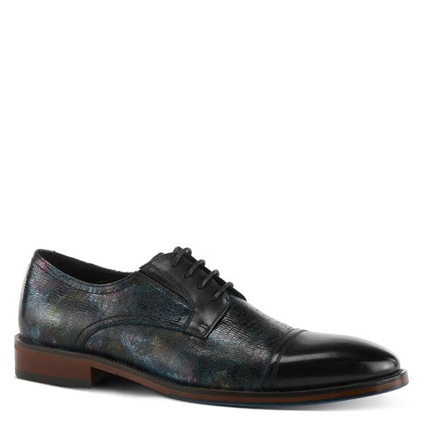 spring step L'ARTISTE MEN YODERS OXFORD SHOE BLACK MULTI