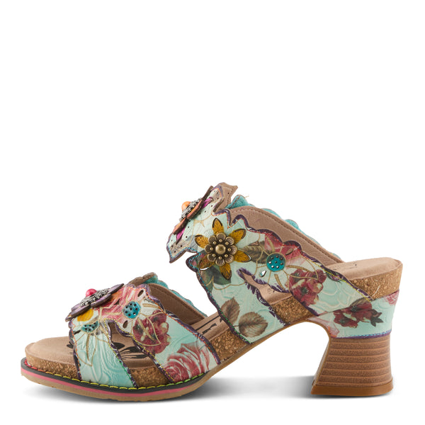 Spring Step L'ARTISTE RADIATING SANDALS DENIM MULTI
