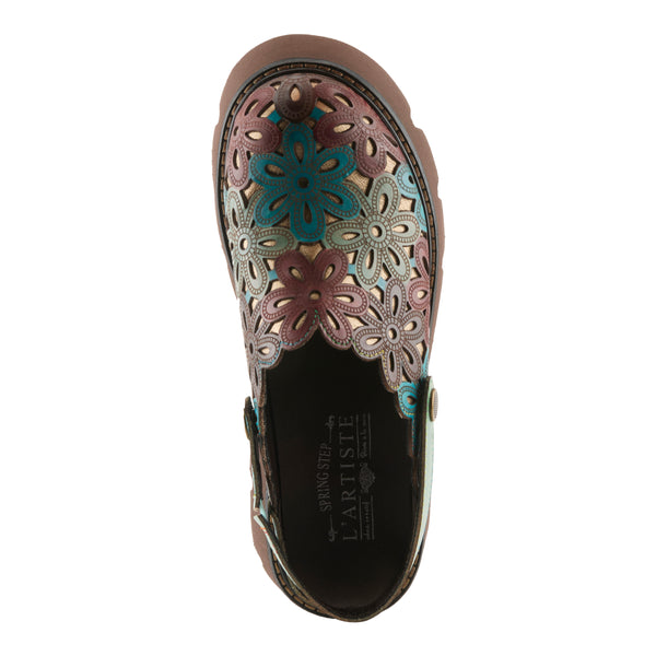 Spring Step L'ARTISTE SHOTPUT CLOGS MINT GREEN MULTI