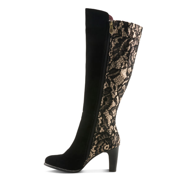 Spring Step L'ARTISTE SULTANA BOOTS BLACK MULTI SUEDE