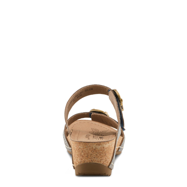 Spring Step L'ARTISTE THEBRASSRING SANDALS BLACK MULTI