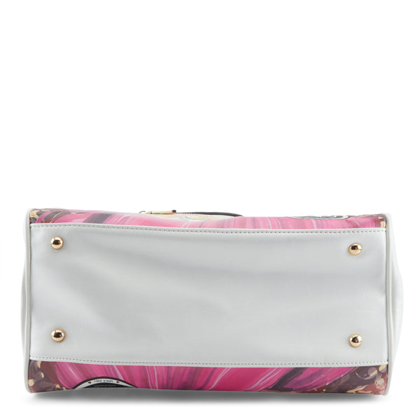 Spring Step LA PHILIPE LP1020-17 BLOOMING GARDEN HANDBAG-CLASSIC WHITE