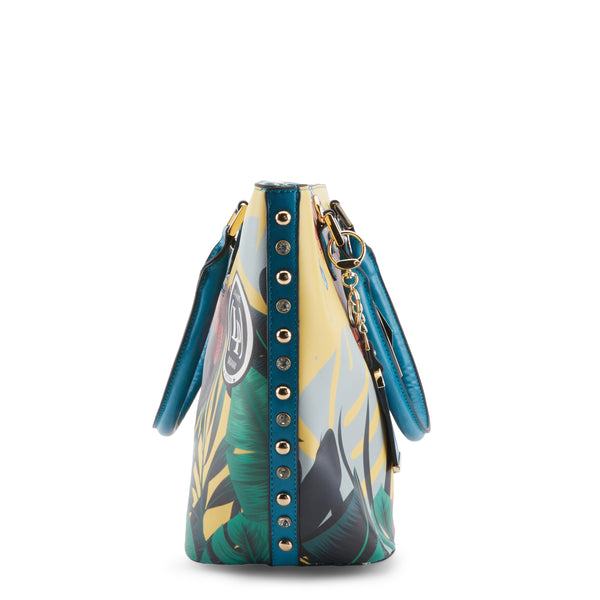 Spring Step LA PHILIPE LP1021-12 BUTTERFLY FLY HANDBAG-TOTE BLUE