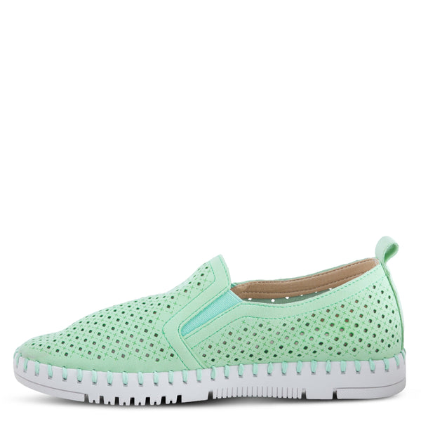 Spring Step PATRIZIA SURFIE SLIP ON SHOES MINT GREEN