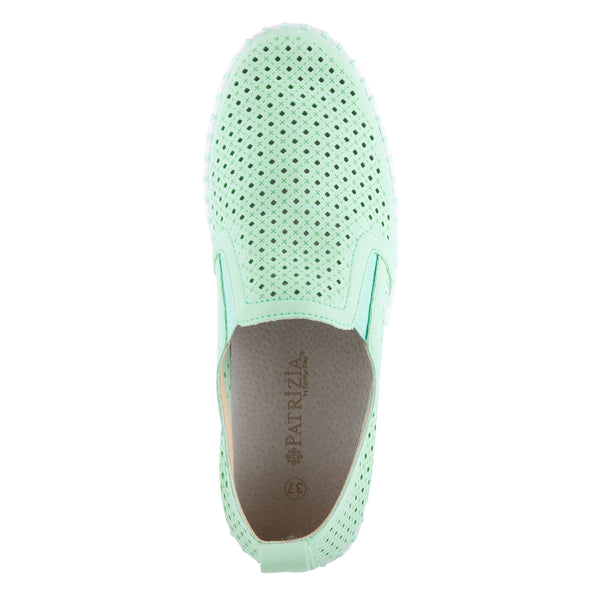 Spring Step PATRIZIA SURFIE SLIP ON SHOES MINT GREEN