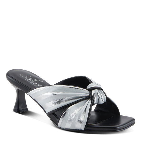 spring step AZURA BOWLUXE SANDALS BLACK MULTI