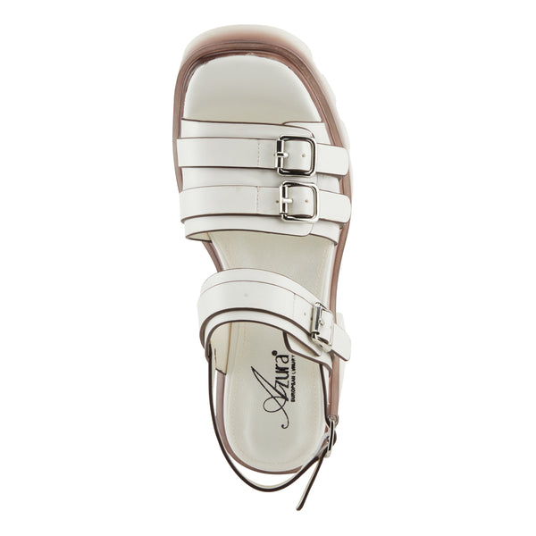 Spring Step AZURA CHEEKYCHIC SANDALS WHITE