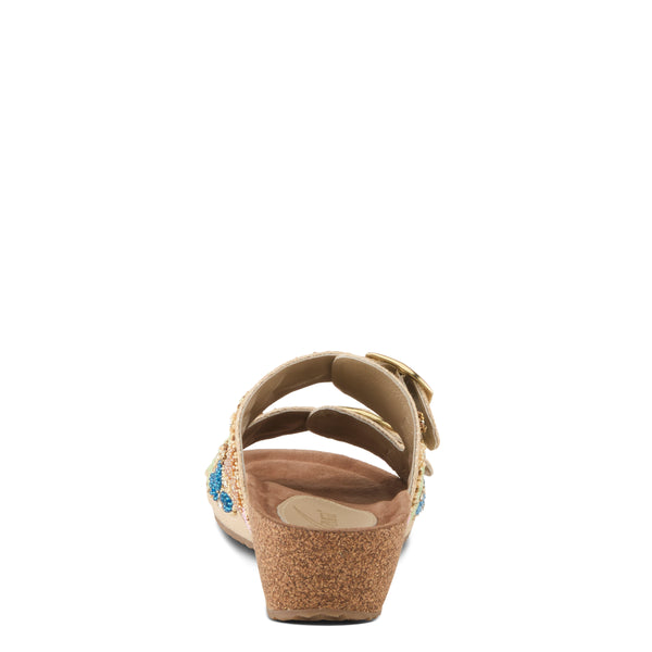 Spring Step AZURA MIRAFLORES SANDALS BEIGE MULTI
