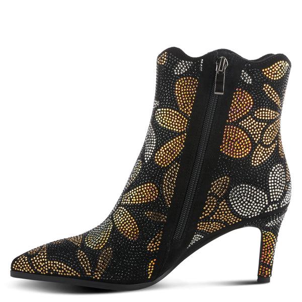 Spring Step AZURA RAPTUROUS BOOTIE BLACK MULTI