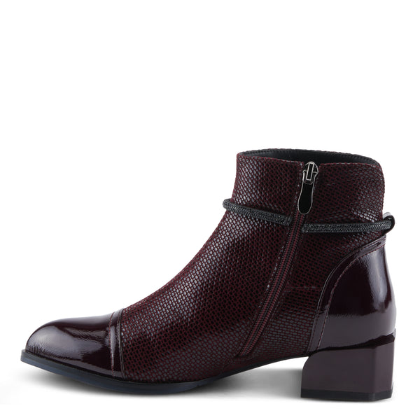 Spring Step AZURA SHELBI BOOTS NAVY PATENT