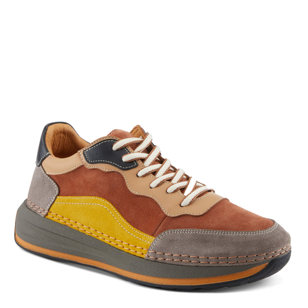 spring step SPRING STEP BOOKER SNEAKERS CAMEL MULTI SUEDE