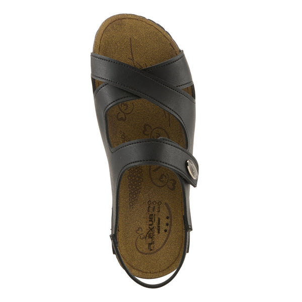 Spring Step FLEXUS 140507 SANDAL BLACK