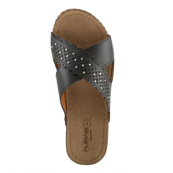 Spring Step FLEXUS 141211 SANDAL BLACK