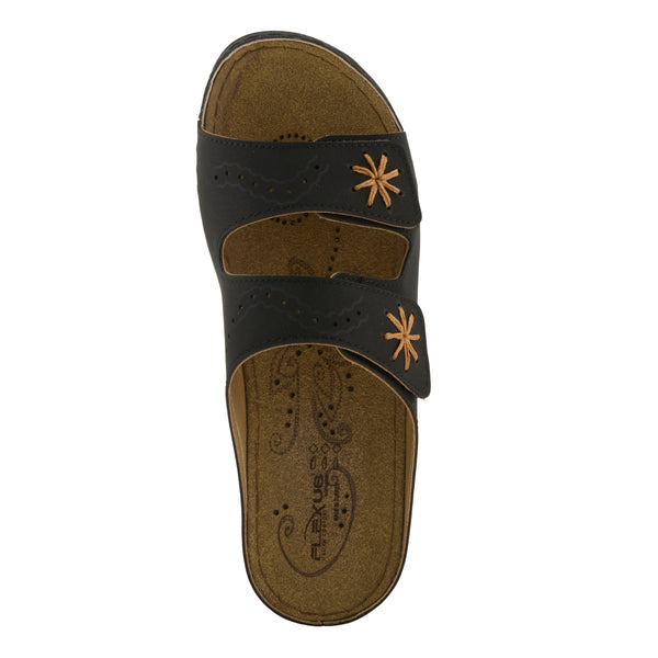 Spring Step FLEXUS 3007 SANDAL BLACK