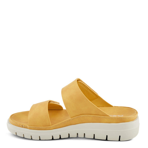 Spring Step FLEXUS BUTTONY SANDALS MUSTARD
