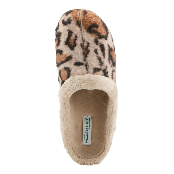 Spring Step FLEXUS FAIRSKY SLIPPERS LEOPARD PRINT