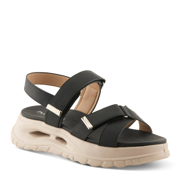 spring step FLEXUS FIREBIRD SANDALS BLACK