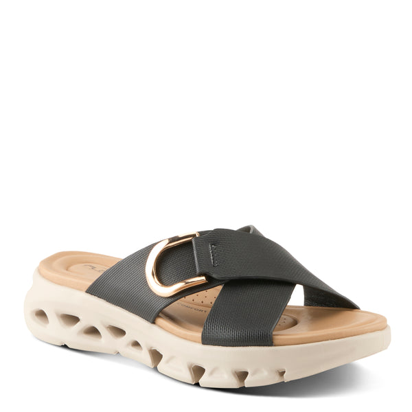 spring step FLEXUS GAIGE SANDALS BLACK