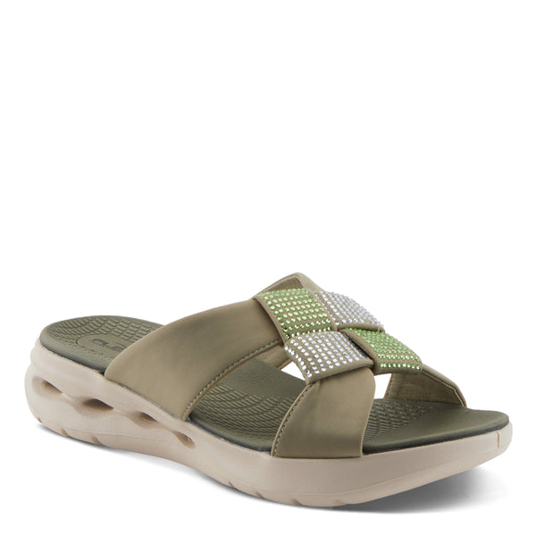 spring step FLEXUS GEOVANI SANDALS OLIVE GREEN
