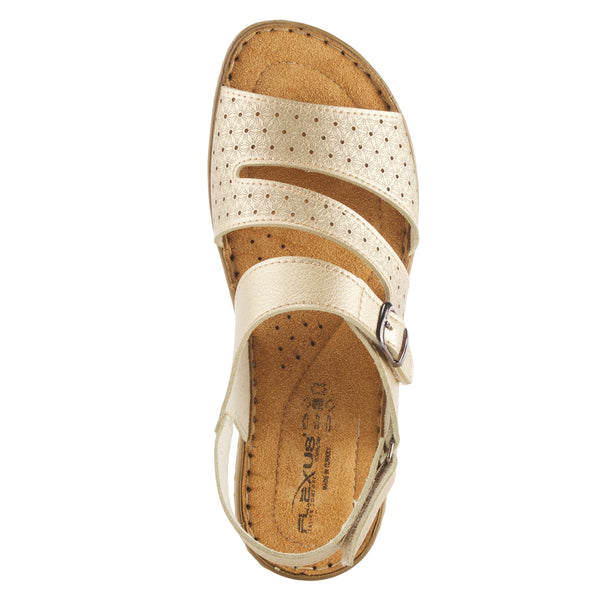 Spring Step FLEXUS HARINNA SANDAL GOLD