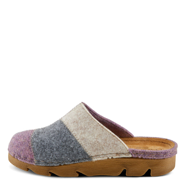 Spring Step FLEXUS PATCHY SLIPPERS LILAC MULTI