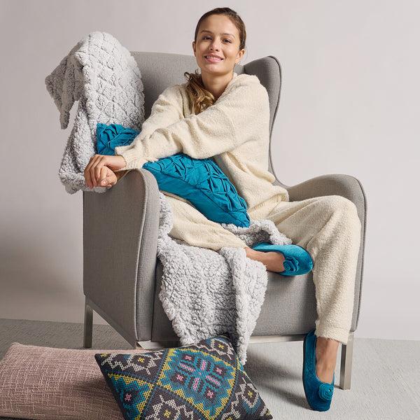 Spring Step FLEXUS ROSELOUD SLIPPERS TEAL