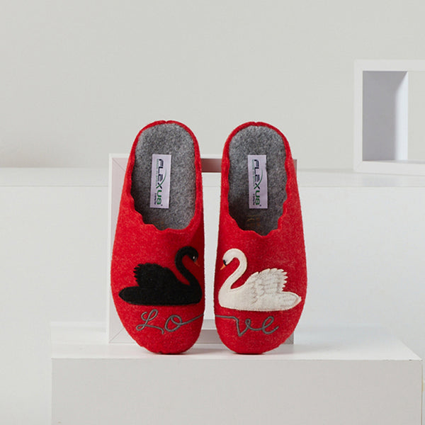 Spring Step FLEXUS SWANLOVE SLIPPER RED