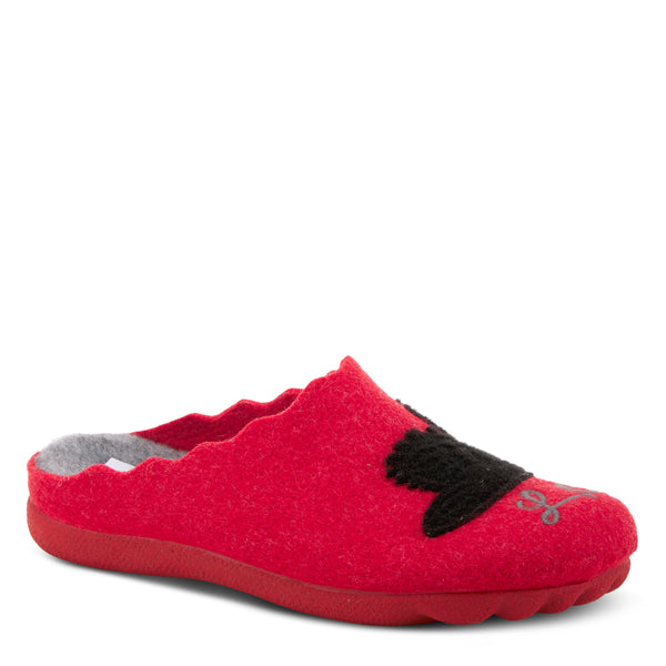Spring Step FLEXUS SWANLOVE SLIPPER RED