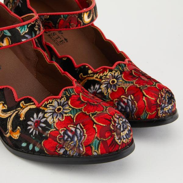 Spring Step L`ARTISTE ADODORA SHOES RED MULTI
