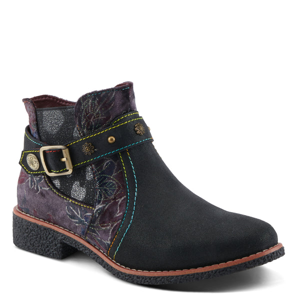 spring step L'ARTISTE AIRIES BOOTS BLACK METALLIC