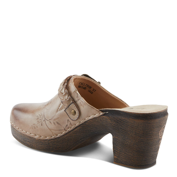 Spring Step L'ARTISTE CALLIROE CLOGS BEIGE MULTI