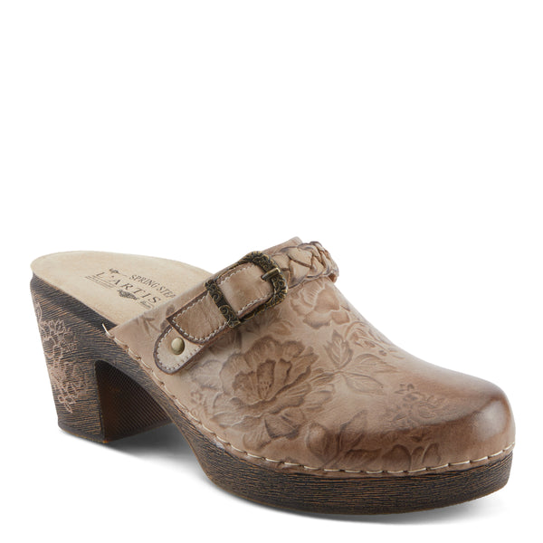 spring step L'ARTISTE CALLIROE CLOGS BEIGE MULTI