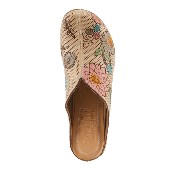 Spring Step L'ARTISTE CHIENTI CLOGS BEIGE MULTI