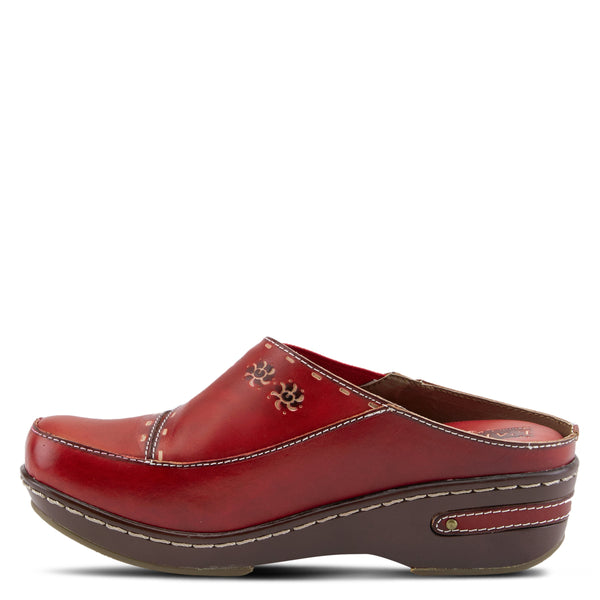 Spring Step L'Artiste CHINO Clogs RED