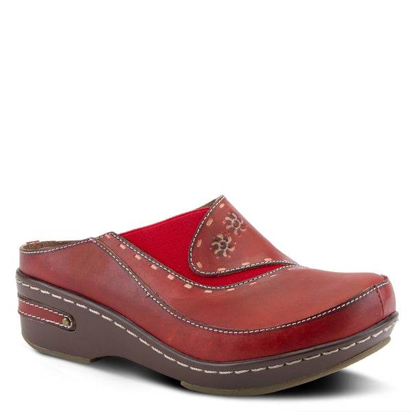 spring step L'Artiste CHINO Clogs RED