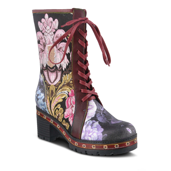 spring step L'ARTISTE DANNIE BOOTIE BORDEAUX MULTI